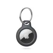 Tech-protect Etui z obeskom za lokacijski čip Apple AirTag z obročkom – črn