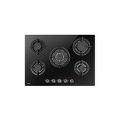 Ploča za kuhanje Amica PGCA7101ApB, 5 x plin, Wok, 70 cm, staklokeramika, crna