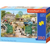 Castorland - Puzzle Dvorišče sadjarske kmetije - 180 kosov