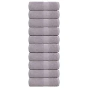 Vidaxl Pralne brisače FROGN 10 kosov sive 30x30 cm 360 g/m2