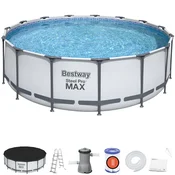 Bestway okrogel vrtni bazen (457 x 122 cm) set 11v1