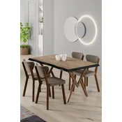 Hanah Home Trpezarijski set, 5 komada, Bež