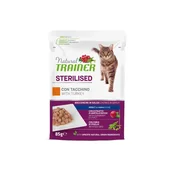 Natural Trainer Cat Sterilised, vrečka - puran - 85 g 12 x 85 g