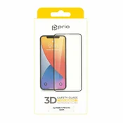 Prio 3D zaščitno steklo iz kaljenega stekla za iPhone 14 Pro (6.1in) črno