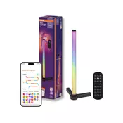 Osram - LED RGBW prigušiva stona lampa SMART+ MAGIC LED/7,5W/230V crna Wi-Fi + daljinski upravljac