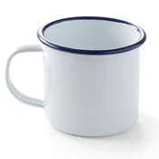 Hendi Emajlirana skodelica z ročajem, bela, 360 ml, Hendi 621295