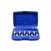 GEKO Set nasadnih ključev in nastavkov TORX 1/2, 19 kos. G13565