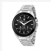 Ročna ura Maserati Traguardo Chronograph R8873612066 Srebrna