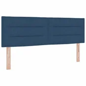 Vidaxl Vzglavje Modra 160 cm blago