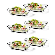 KADAX Steklena solatna skleda Shoulder 230 ml Preproste sklede Komplet 6 kosov, (5000351985)