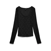 VERO MODA Majica VMFLORA črna