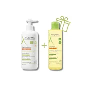 A-Derma Exomega Control mlijeko za tijelo 400 ml + gel za tuširanje 200 ml