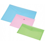 PANTA PLAST mapa A4 z gumbom FOCUS, zelena