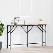 vidaXL konzolna miza Stari les 140x23x75 cm Inženirski les
