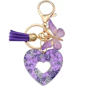Ključanka Heart - Vijolična KP37998