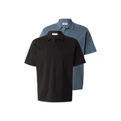 JACK & JONES Majica JJDEVIN DAYTONA  safir / črna