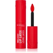 Rimmel Thrill Seeker Lip Latex tekoča šminka z visokim sijajem 6 ml Odtenek 350 spicy