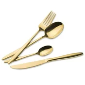 EXCELLENT Set pribora za jelo KO-CC4100940 set pribora za jelo od nehrđajućeg čelika, 24 komada, GOLD