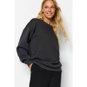 Trendyol Milla ženski duks TWOAW24SW00102, antracit-siva