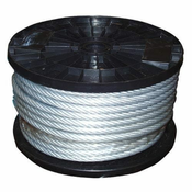 jeklena žična vrv 5/6mm ZCCR Bež pu Zn (50m) max. obremenitev 1330kg