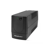 Qoltec Monolith, Uredaj za neprekidno napajanje, 1000VA, 600W, Crni