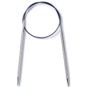 PRYM Circular Knitting Needles Brass 80cm / 3mm Silver