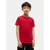 Tommy Hilfiger Majica Team Tommy Graphic KB0KB10591 Rdeča Regular Fit