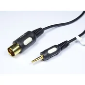 Kabel 3,5 mm vtičnica - DIN 5-pinski vtič DIK11 3 m