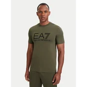 EA7 Emporio Armani Majica 7M001412 AF22264 U7014 Temno zelena Regular Fit