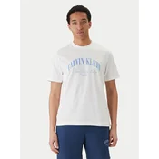 Calvin Klein Jeans Majica LV04RF820G Bela Regular Fit