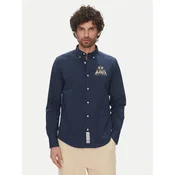 La Martina Srajca Alfred MAC601 PP483 Mornarsko modra Regular Fit