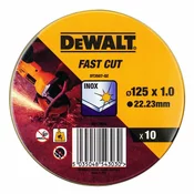 Rezna ploca za inoks 125x1x22.23mm 10/1 DeWalt