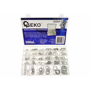 GEKO Aluminijasta podložka, set 300 kosov G02824