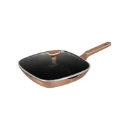 Žar ponev s pokrovko in titanovo prevleko Metallic Line Rose Gold 28cm 55966