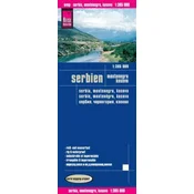 World Mapping Project Reise Know-How Landkarte Serbien, Montenegro, Kosovo (1:385.000). Serbia, Montenegro, Kosovo / Serbie, Mon