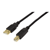 LogiLink UA0264 USB kabel 10 m USB 2.0 USB A USB B Crno