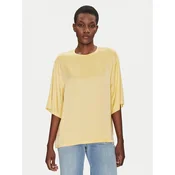 ViCOLO Bluza TD0013 Rumena Relaxed Fit