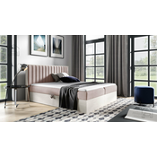 Boxspring postelja Wood 4 - 140x200 cm - nordijski tik