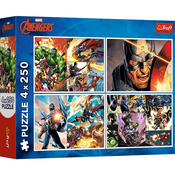 Trefl - Puzzle 4x250 Hero days Avengers - 250 kosov