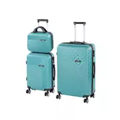 Komplet kovčkov TraveLux Pro XIV na kolesih laguna modra