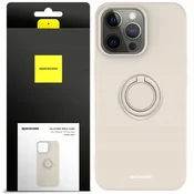 Spacecase SPACECASE SILIKONSKI OVITEK RING ZA IPHONE 13 PRO MAX BONE CASE OVITEK, (21963276)