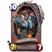 Hearthstone Varian Wrynn zbirateljski kip v okvirju 31cm