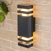 Fasadna zidna lampa crna stil 1