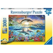 Ravensburger - Puzzle Adrian Chesterman: Raj za delfine - 300 kosov