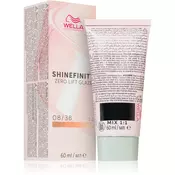 Wella Professionals Shinefinity Zero Lift Glaze demi-permanentna barva za lase odtenek 08/38 - Honey Latte 60 ml