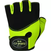 C.P. SPORTS Fitness rukavice Iron Neon XS