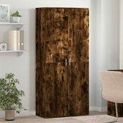 Ormaric za cipele dimljeni hrast 80x39x178 cm konstruirano drvo