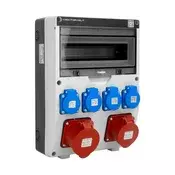 shumee Razdelilna omarica za stavbe 32A/16A 4x230V TGD brez zaščite Doktorvolt DV-6029-D