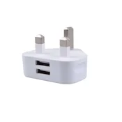 MicroConnect Dvojni USB polnilec 2.1 A UK