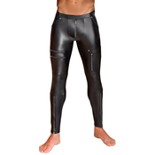 NEK Narrow Matte Look Trousers with Zips 2140314 Black S